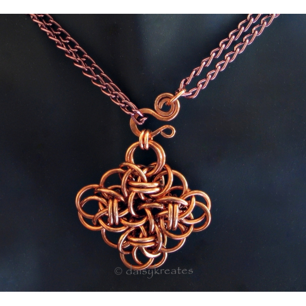 Double up the long chain and slide over the S-hook for a shorter look