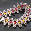 Staggered Byzantine Chainmaille Braclet, Bollywood by way of Byzantine