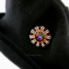 Ruby Red Sunburst hat pin with Swarovski crystals Ruby Red Sunburst hat pin with Swarovski crystals