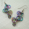 Multi-Color Niobium Forget-Me-Not Earrings Multi-Color Niobium Forget-Me-Not Earrings