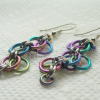Niobium Forget-Me-Not Earrings - Short version