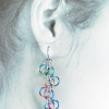 Niobium Forget-Me-Not Earrings - Long version