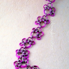 Purple PawPrints Chainmaille Bracelet Purple Paw Prints Chainmaille Bracelet