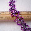 Purple PawPrints Chainmaille Bracelet Purple Paw Prints Chainmaille Bracelet