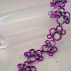 Purple PawPrints Chainmaille Bracelet Purple Paw Prints Chainmaille Bracelet