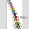 Multi-Colors Ghenghiz Cohen Chainmaille Bracelet in mixed metals Ghenghiz Cohen Chainmaille Bracelet in rainbow colors