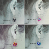 Color options for Petite Tea Rose Earrings