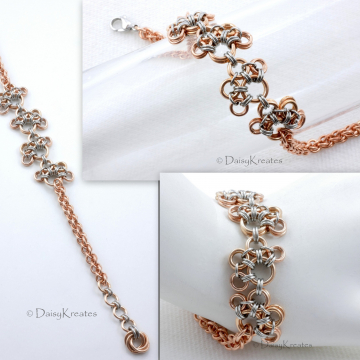 Bronze Four-Paws Chainmaille Bracelet Bronze Four-Paws Chainmaille Bracelet