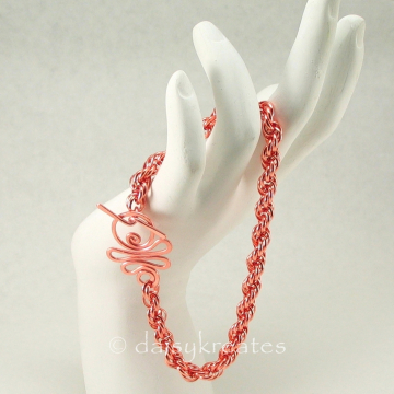 Moon Rise French Spiral Rope Bracelet