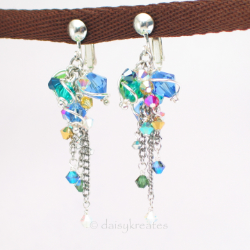 Midsummer Night's Crystals Earrings Midsummer Night's Crystals Earrings
